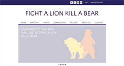 Desktop Screenshot of fightalionkillabear.com